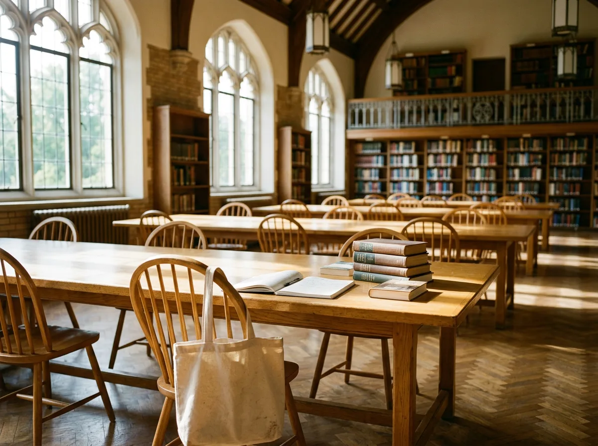 Library reading room
